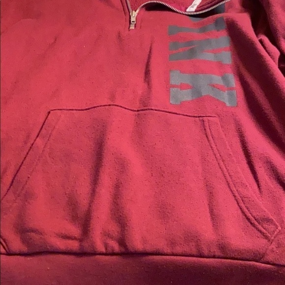 Victoria Secret Pink Burgundy Sweatshirt - Picture 7 of 9